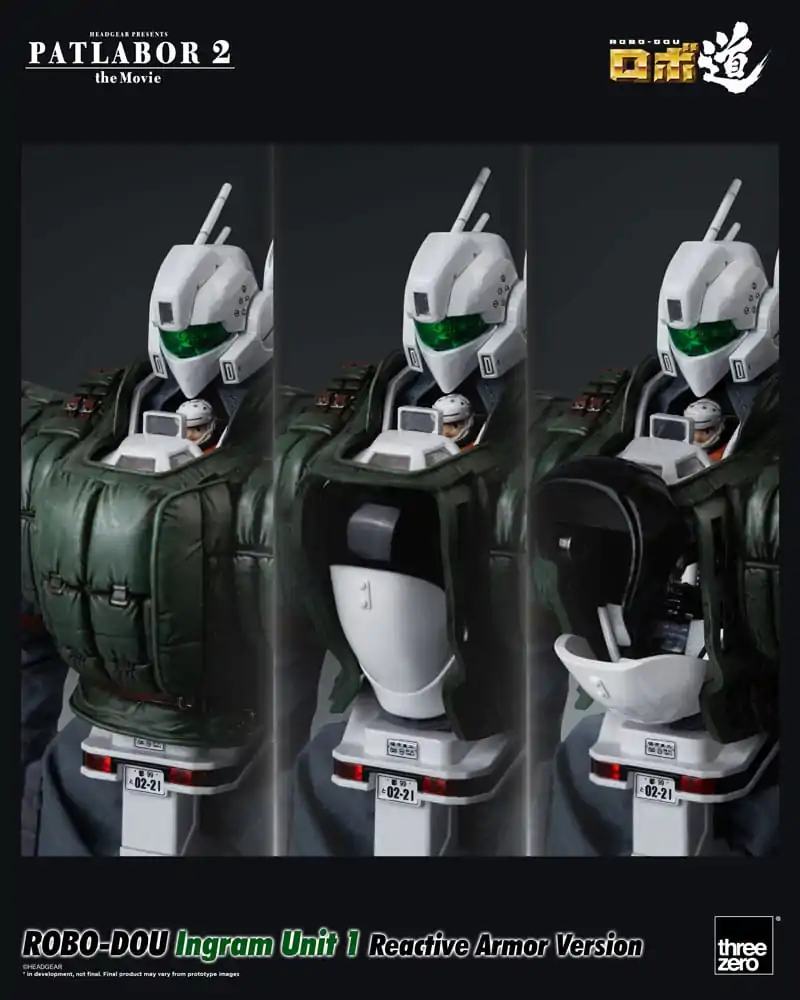 Patlabor 2: The Movie Robo-Dou akcijska figura Ingram Unit 1 Reactive Armor Version 23 cm fotografija izdelka