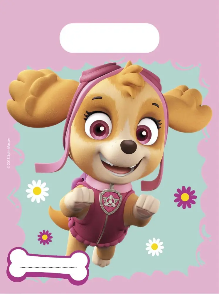 Paw Patrol Skye and Everest darilna vrečka 6-pakiranje fotografija izdelka