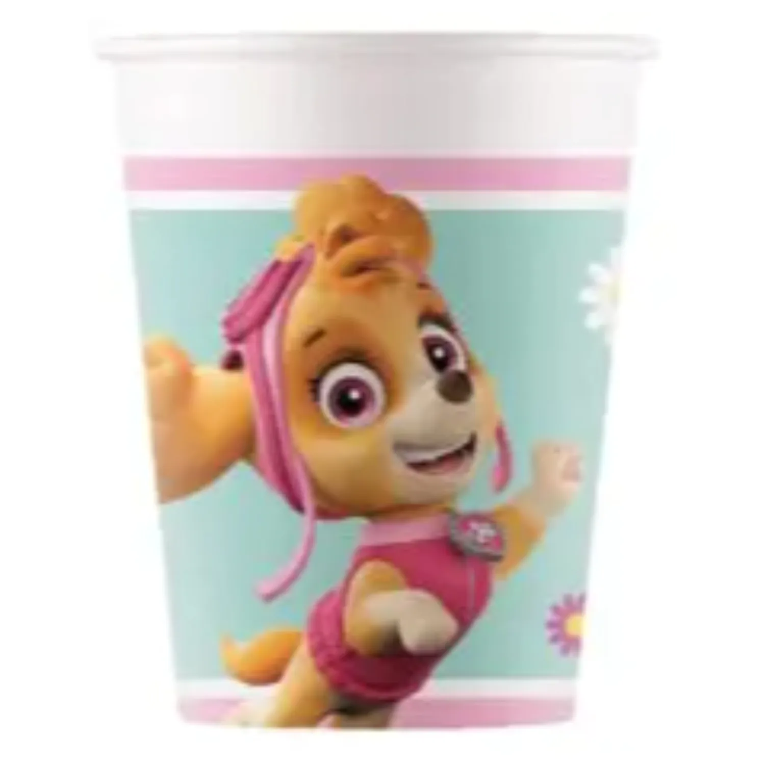 Paw Patrol Skye and Everest papirnati kozarčki 8 kosov 200 ml FSC fotografija izdelka