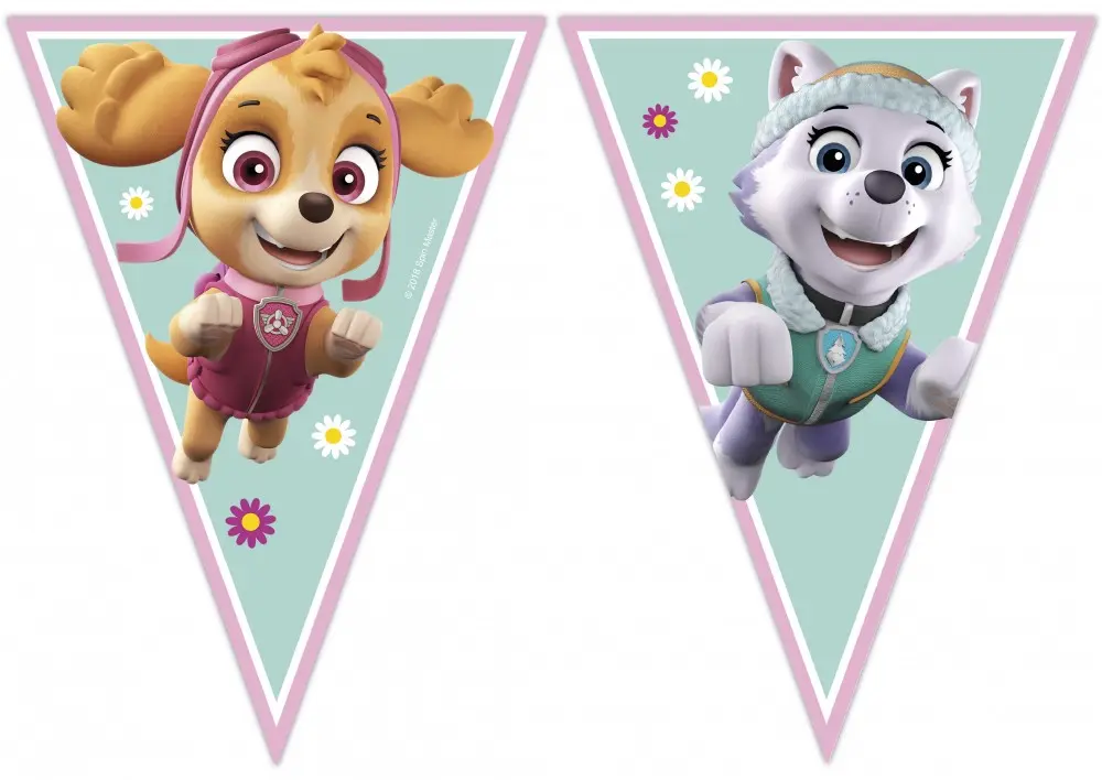 Paw Patrol Skye in Everest zastavni transparent fotografija izdelka