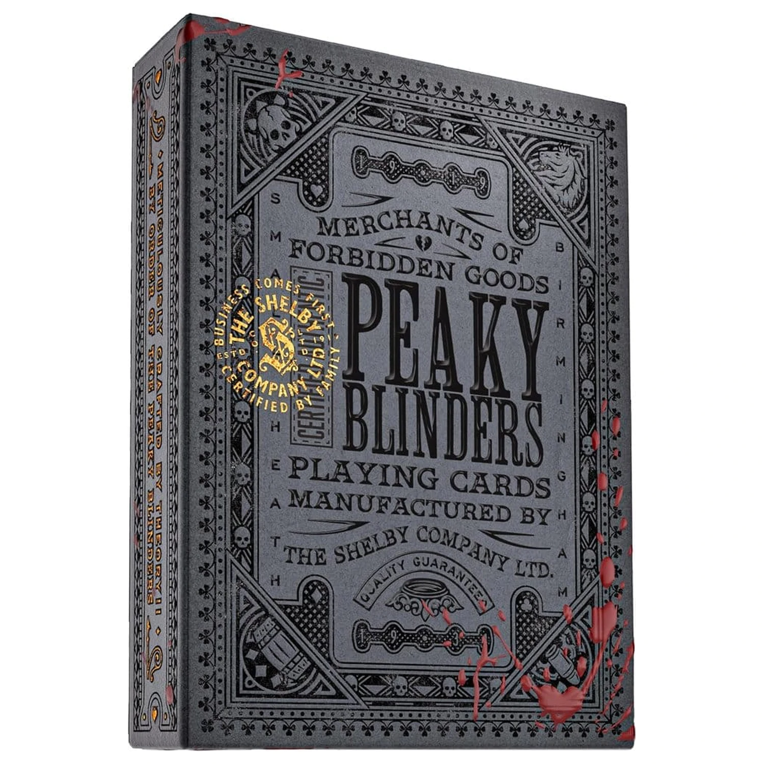 Peaky Blinders Playing Cards Kovane v dimu in krvi fotografija izdelka