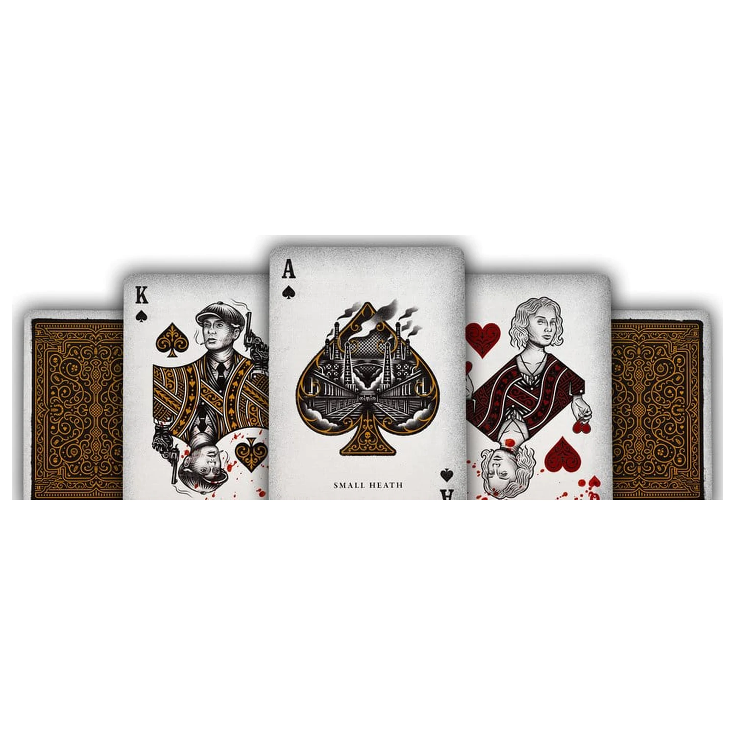 Peaky Blinders Playing Cards Kovane v dimu in krvi fotografija izdelka