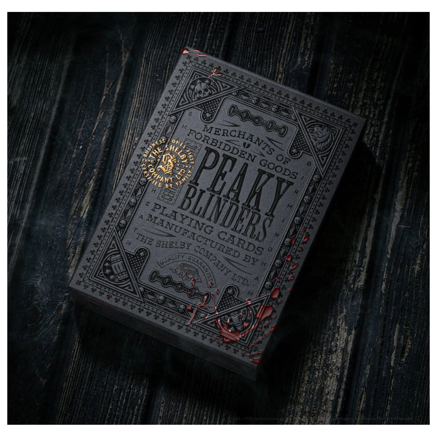 Peaky Blinders Playing Cards Kovane v dimu in krvi fotografija izdelka