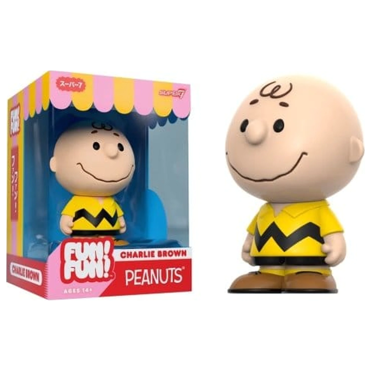 Peanuts Zabava! Zabava! mini figura val 01 Charlie Brown (rumena majica) fotografija izdelka