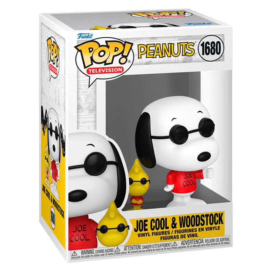 Peanuts Funko POP! & Buddy Vinil Figura Joe Cool w/Wdstk 9 cm fotografija izdelka