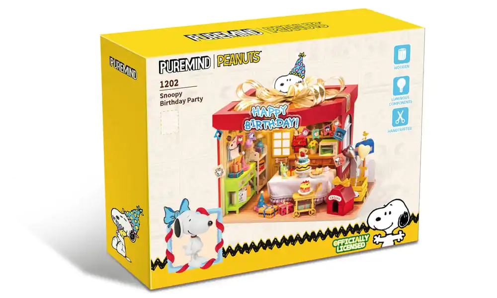 Peanuts Puremind Construction Birthday Party lesen gradbeni komplet fotografija izdelka