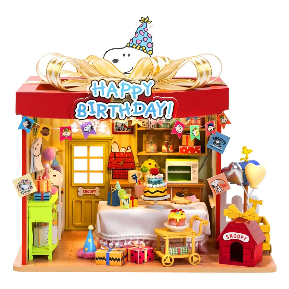 Peanuts Puremind Construction Birthday Party lesen gradbeni komplet fotografija izdelka