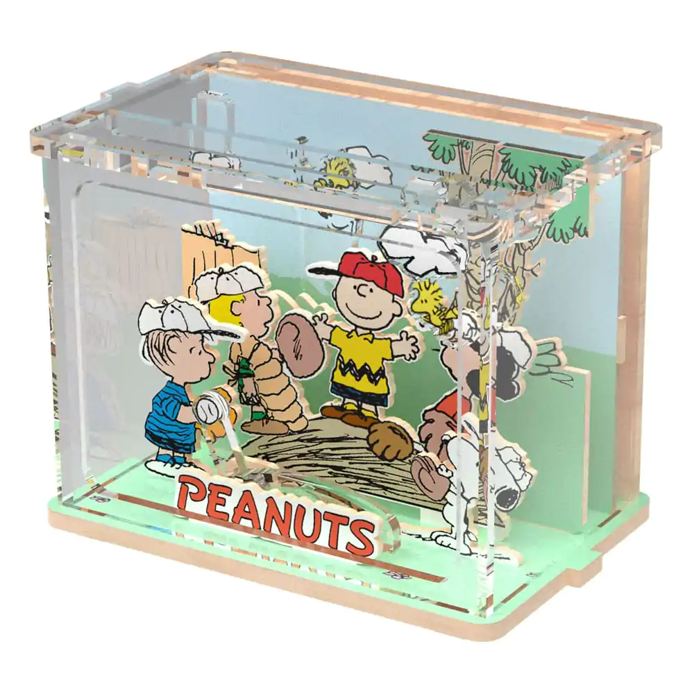 Peanuts Puremind DIY Komplet za sestavljanje Mini scena Baseball Time fotografija izdelka
