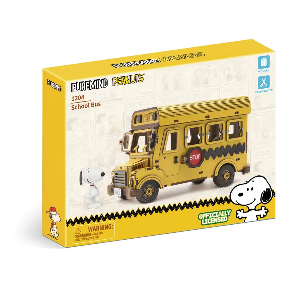 Peanuts Puremind Construction School Bus lesen komplet za sestavljanje fotografija izdelka