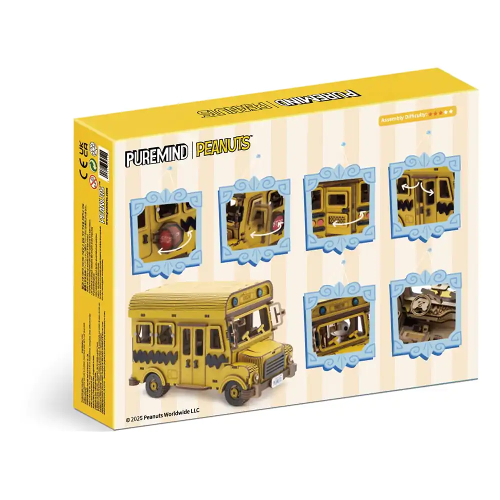Peanuts Puremind Construction School Bus lesen komplet za sestavljanje fotografija izdelka