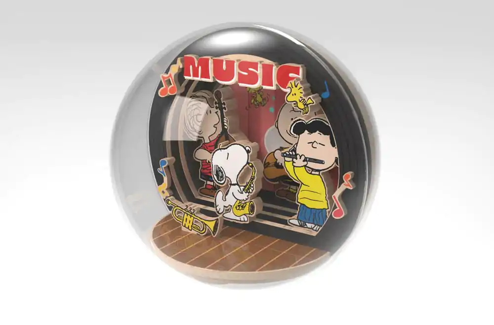 Peanuts Puremind Komplet za sestavljanje Globus Lesen gledališki globus Night of Music fotografija izdelka