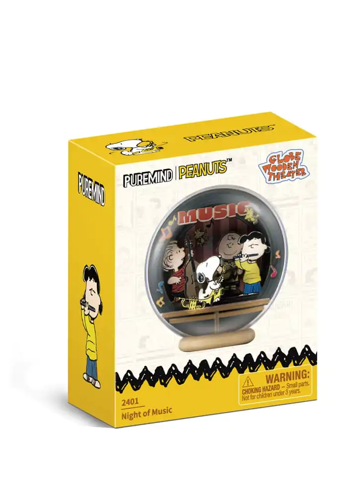 Peanuts Puremind Komplet za sestavljanje Globus Lesen gledališki globus Night of Music fotografija izdelka