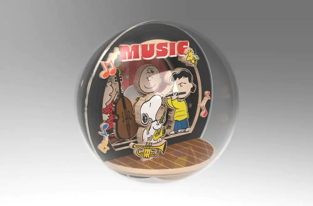 Peanuts Puremind Komplet za sestavljanje Globus Lesen gledališki globus Night of Music fotografija izdelka