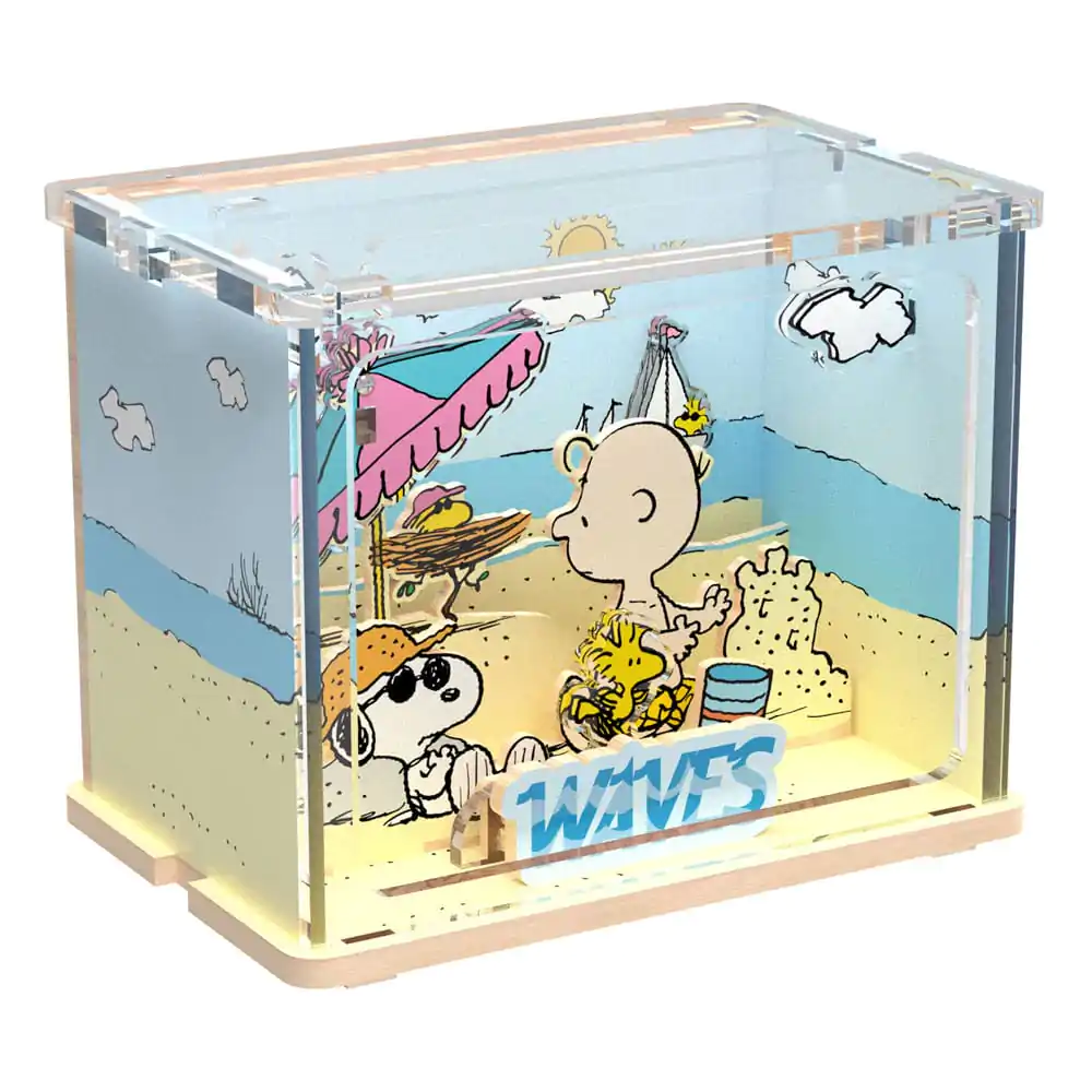 Peanuts Puremind Naredi sam Sestavljanka Mini Scena Chilling at the Beach fotografija izdelka