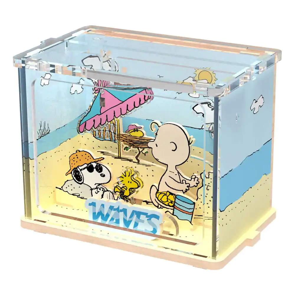 Peanuts Puremind Naredi sam Sestavljanka Mini Scena Chilling at the Beach fotografija izdelka