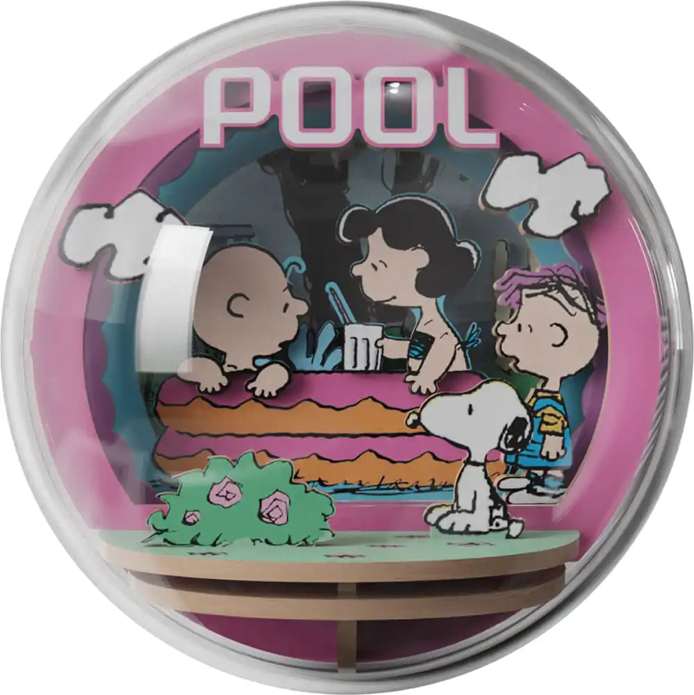 Peanuts Puremind Modelarski komplet Wooden Theater Globe Cool Pool fotografija izdelka