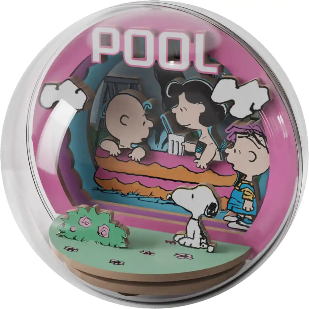 Peanuts Puremind Modelarski komplet Wooden Theater Globe Cool Pool fotografija izdelka