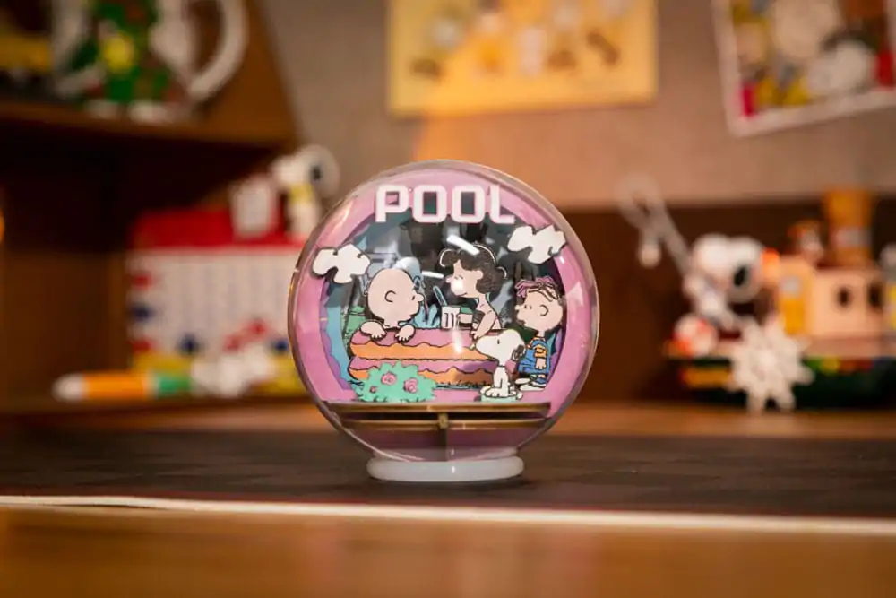 Peanuts Puremind Modelarski komplet Wooden Theater Globe Cool Pool fotografija izdelka