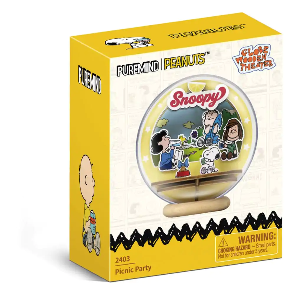 Peanuts Puremind Modelarski komplet Wooden Theater Globe Picnic Party fotografija izdelka