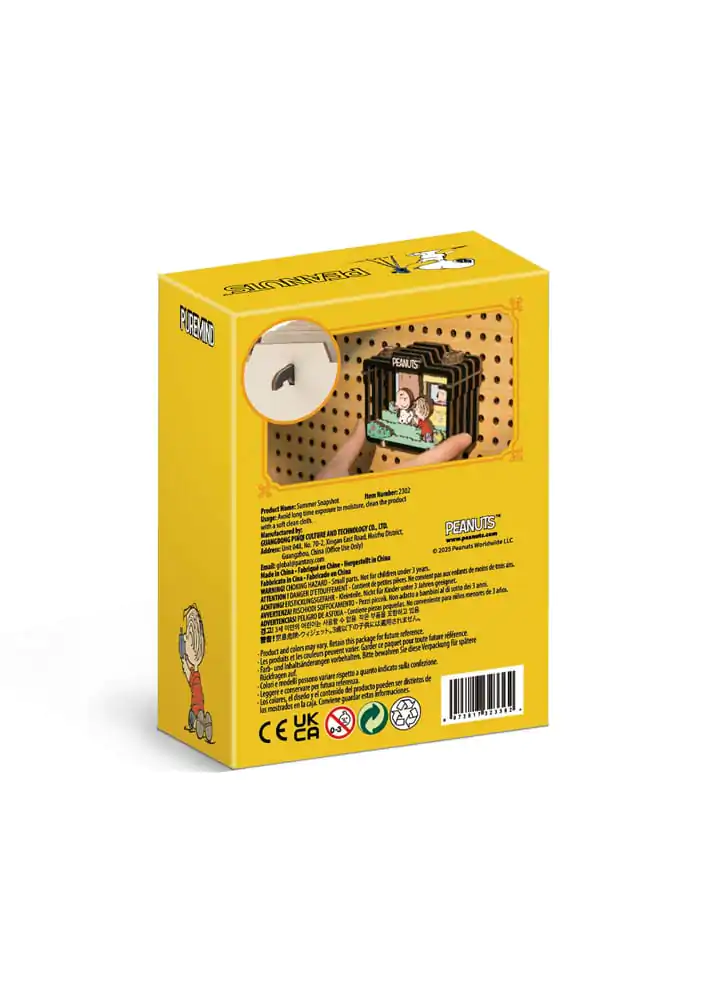Peanuts Puremind Modelarski komplet leseno gledališče Summer Snapshot fotografija izdelka