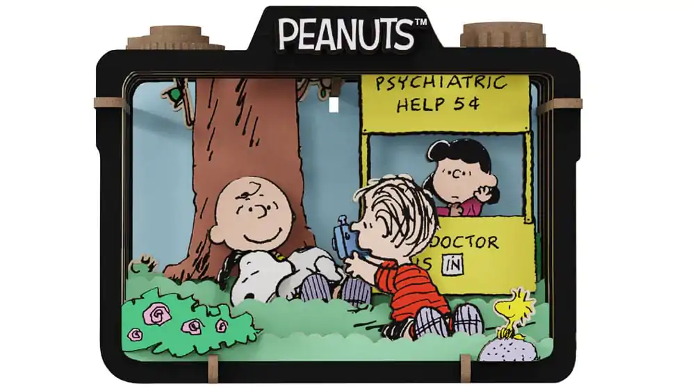 Peanuts Puremind Modelarski komplet leseno gledališče Summer Snapshot fotografija izdelka