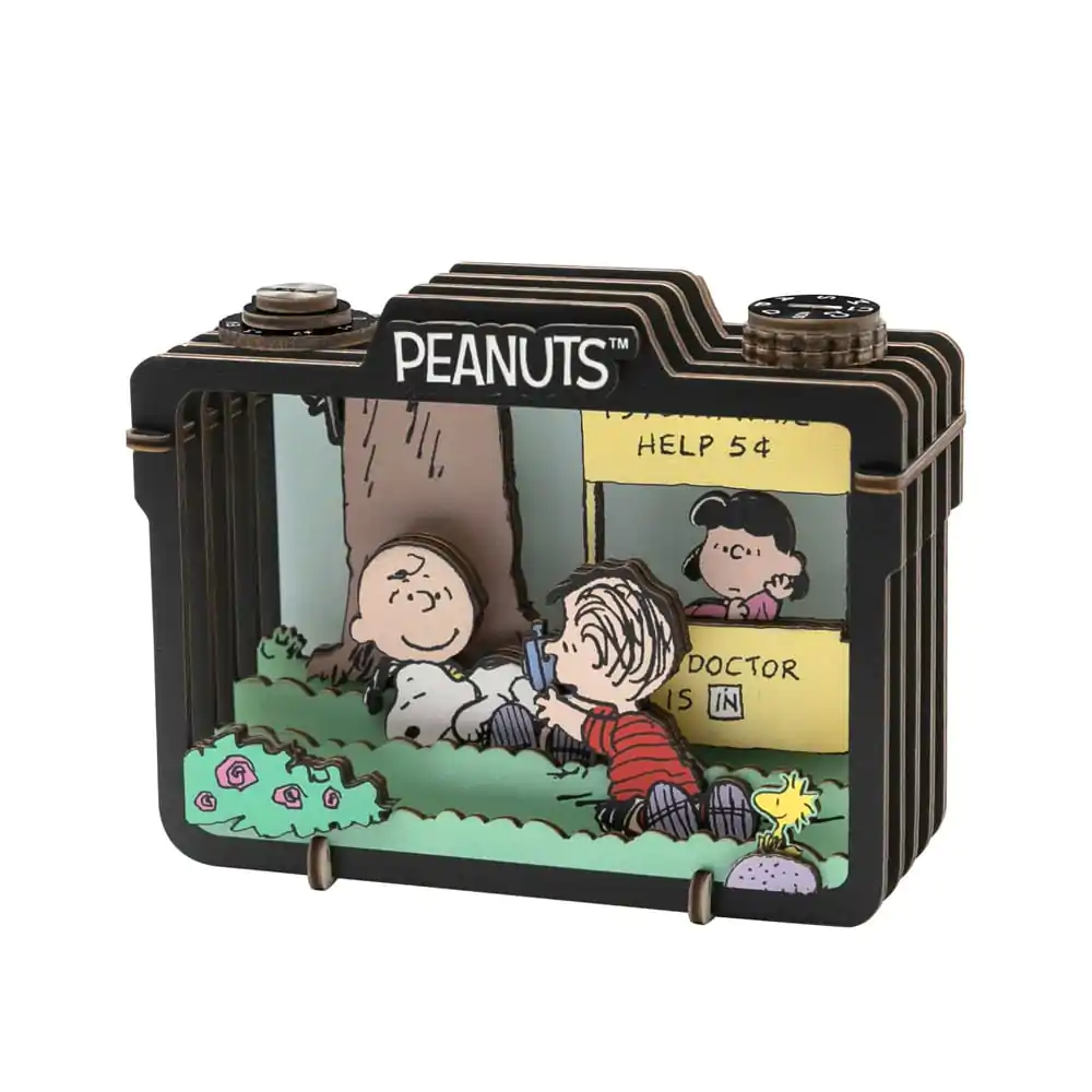Peanuts Puremind Modelarski komplet leseno gledališče Summer Snapshot fotografija izdelka
