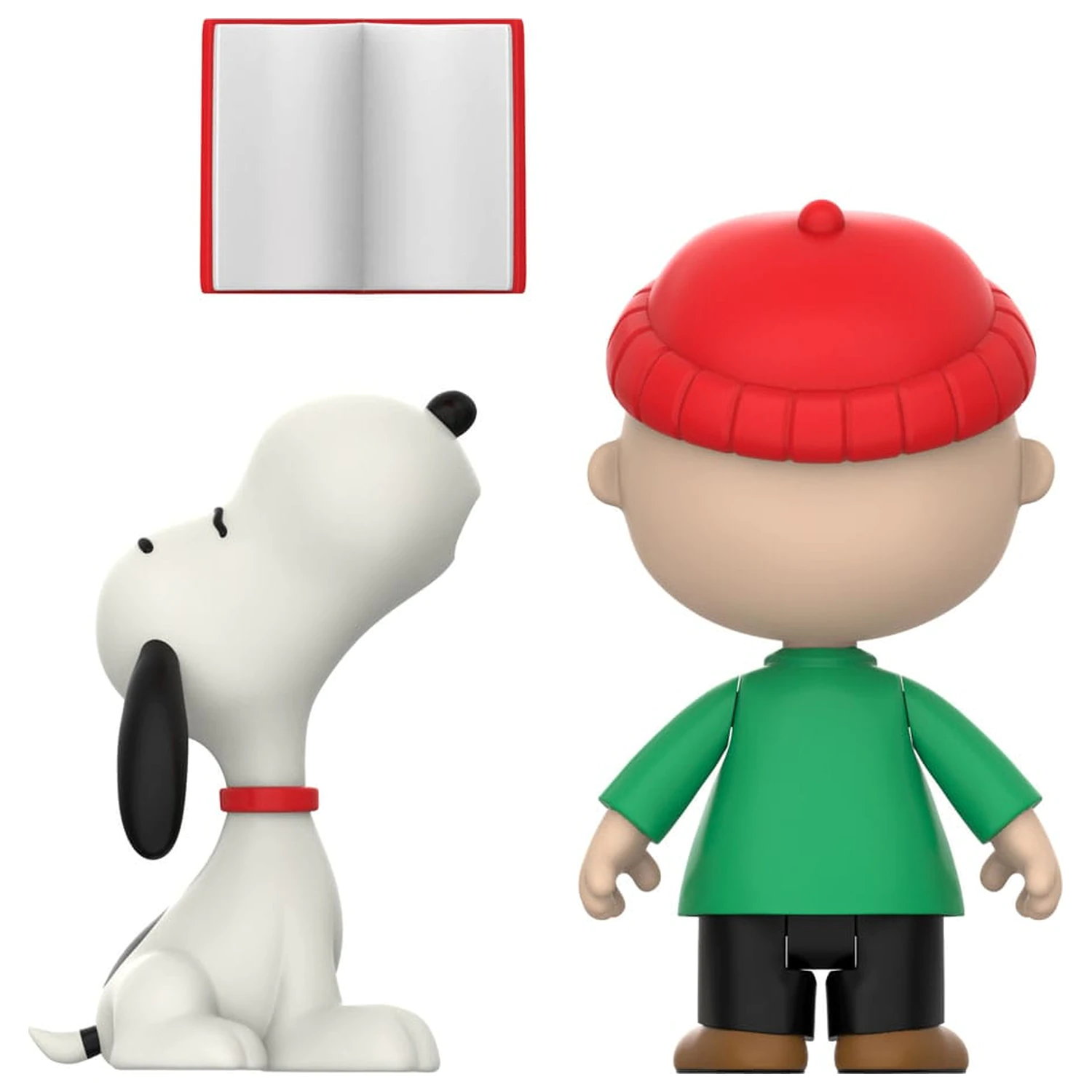 Peanuts ReAction akcijske figurice 2-paket rjav in Snoopy (Caroling) 10 cm fotografija izdelka