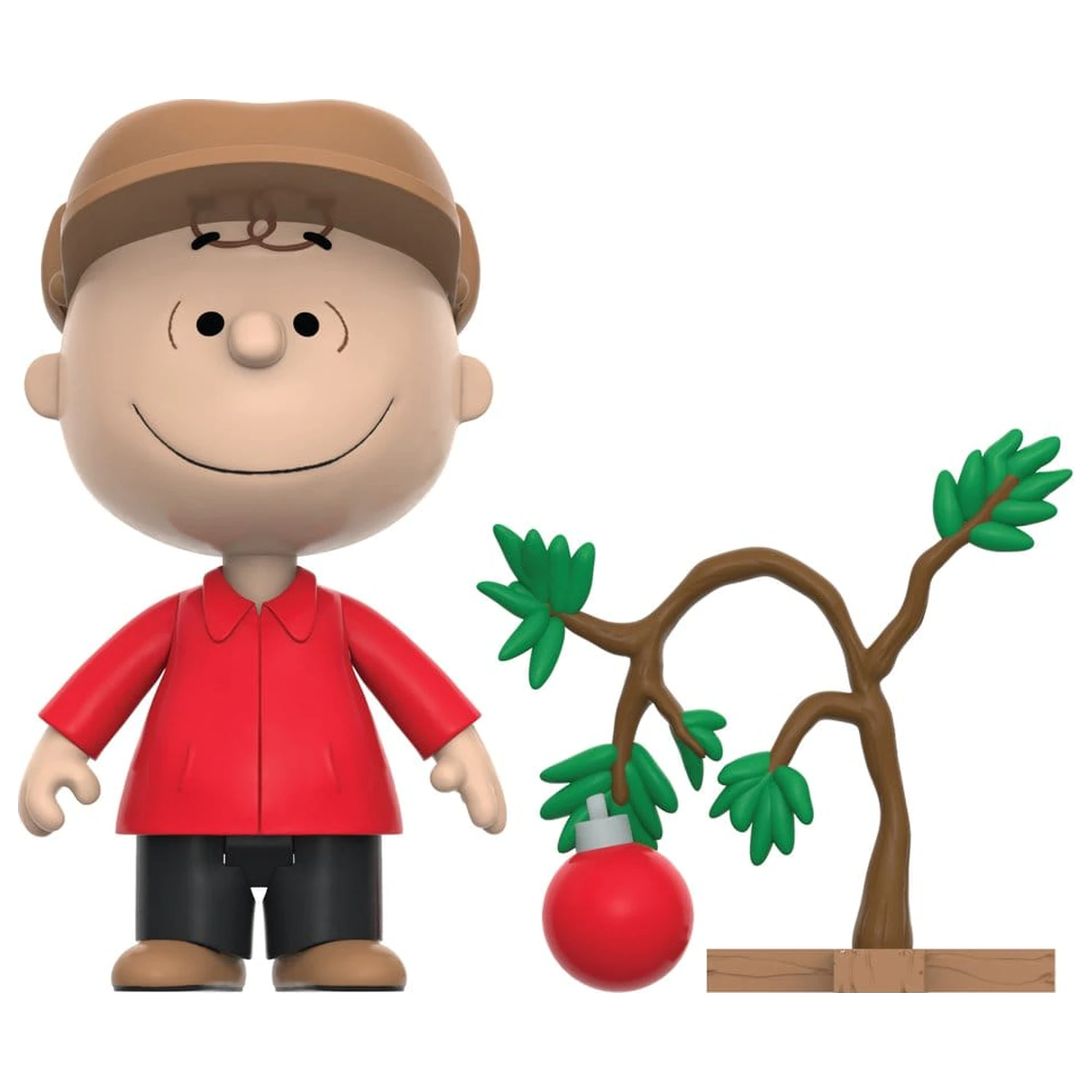 Peanuts ReAction akcijska figura Charlie Brown and Sad Tree (Snow Globe Card Back) fotografija izdelka