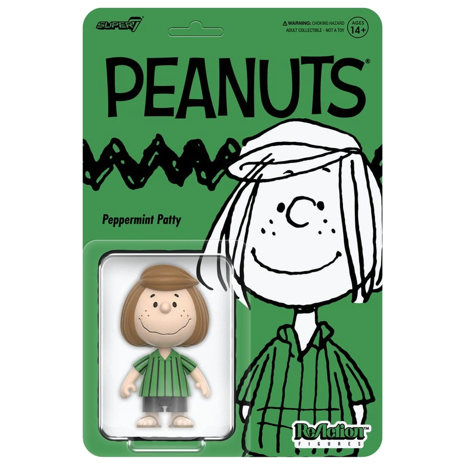 Peanuts ReAction Akcijska figura Val 09 Peppermint Patty fotografija izdelka