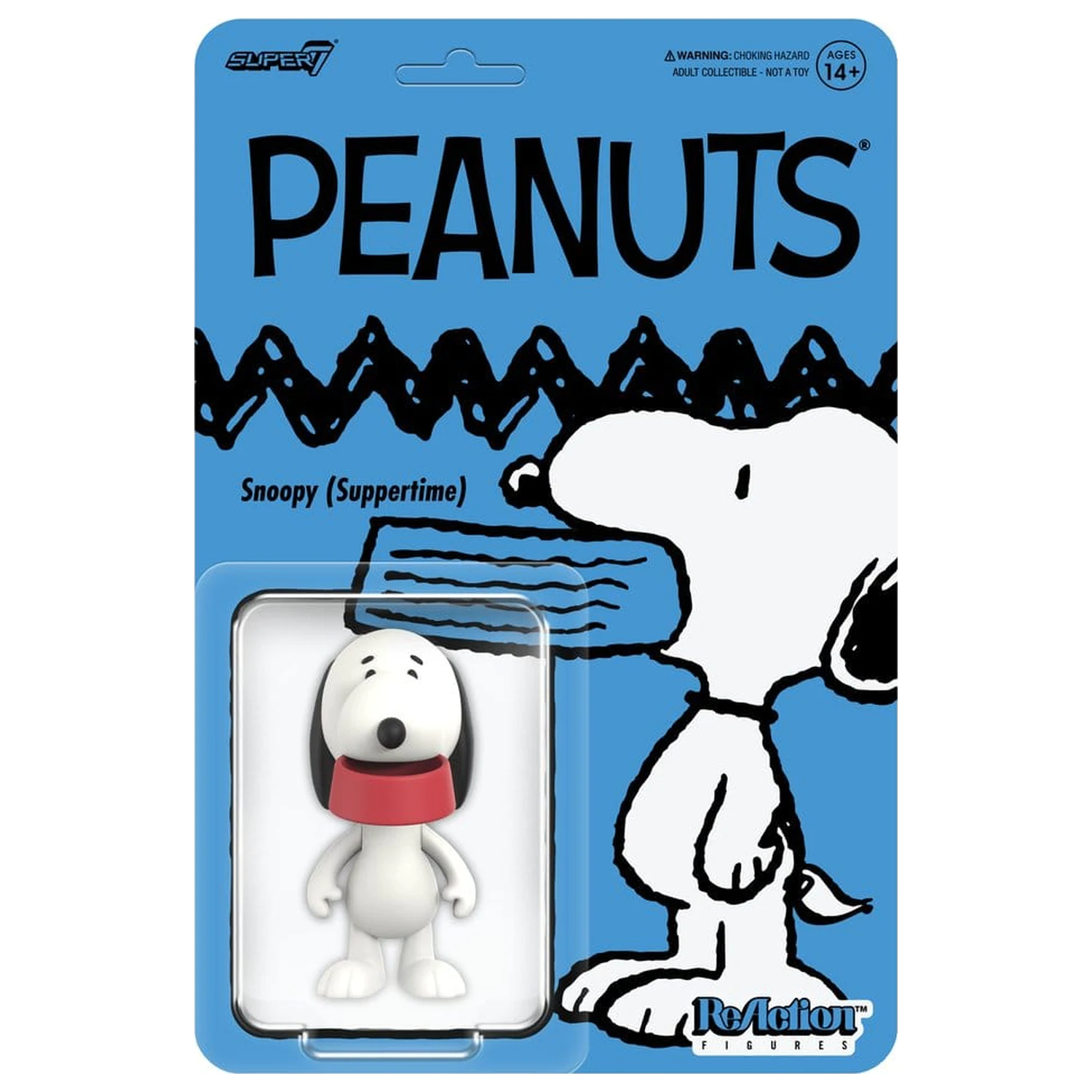 Peanuts ReAction Akcijska figura Wave 09 Snoopy (Suppertime) fotografija izdelka