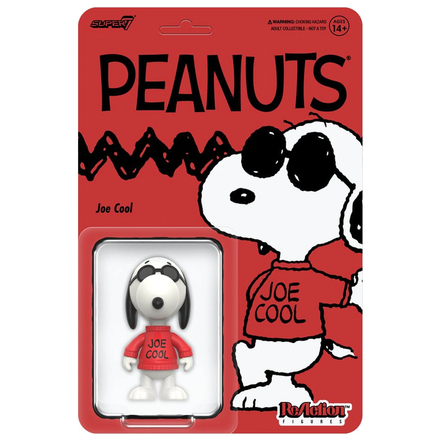 Peanuts ReAction Akcijska figura Wave 8 Joe Cool 9 cm fotografija izdelka