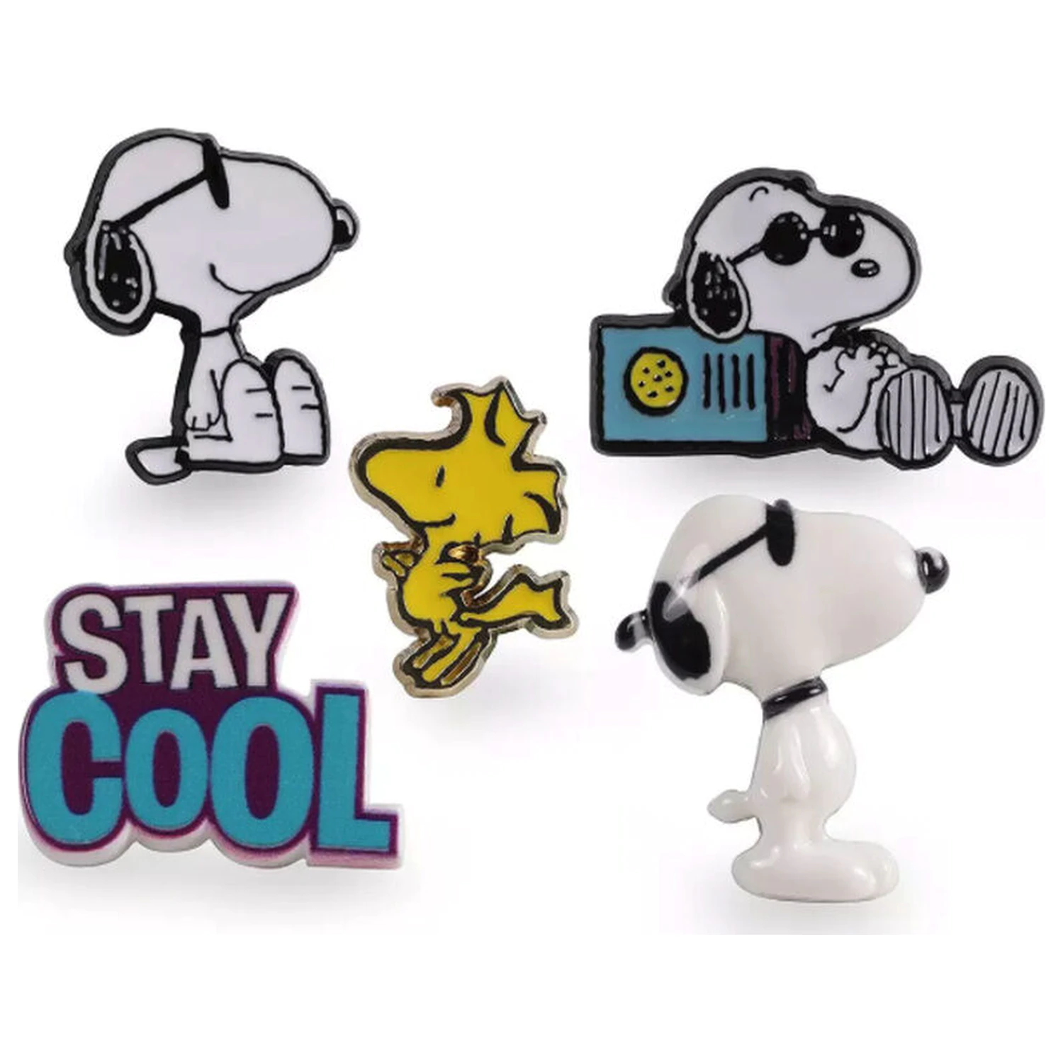 Peanuts Snoopy set 5 pinov fotografija izdelka