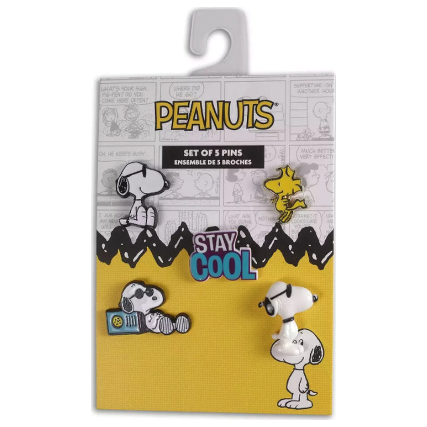 Peanuts Snoopy set 5 pinov fotografija izdelka