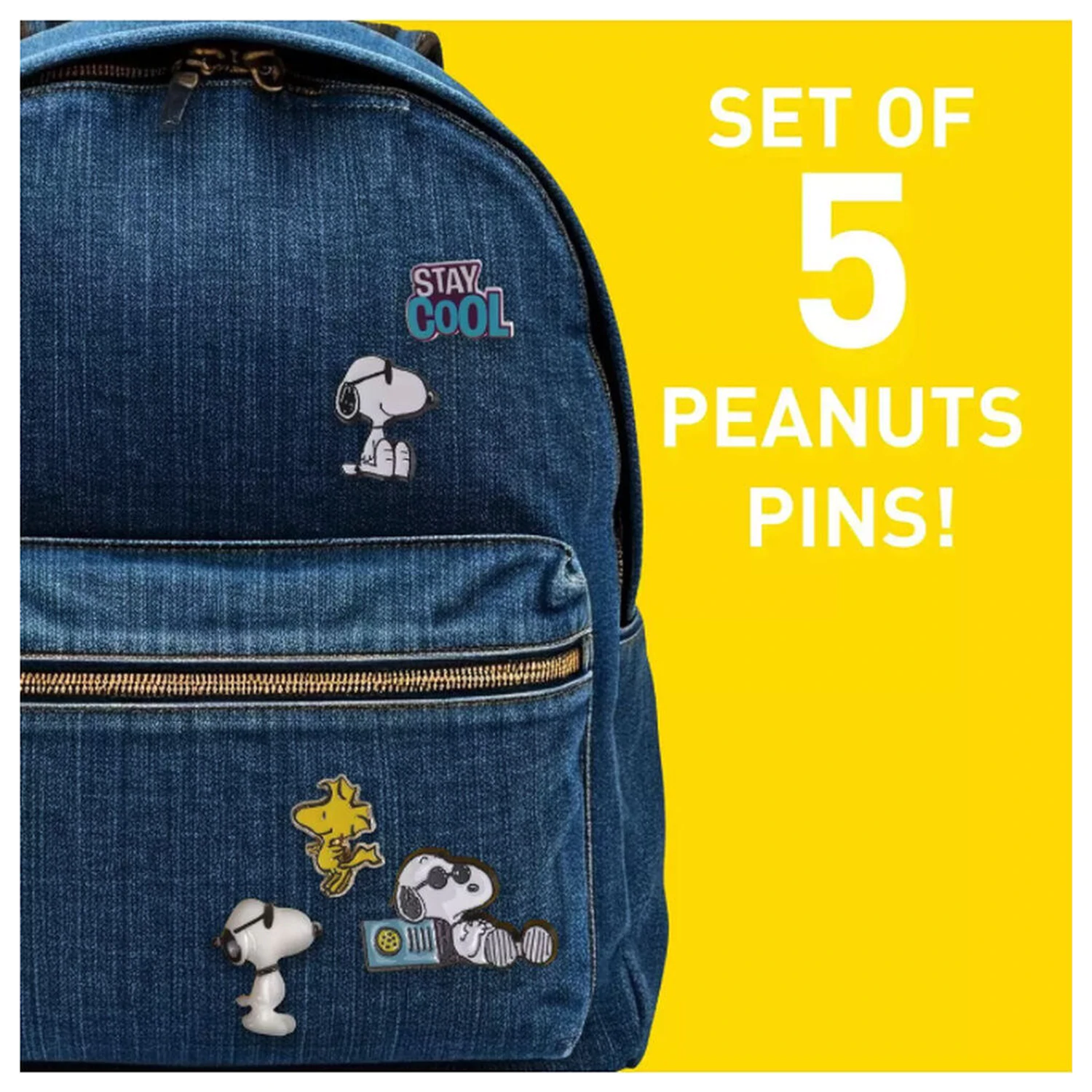Peanuts Snoopy set 5 pinov fotografija izdelka