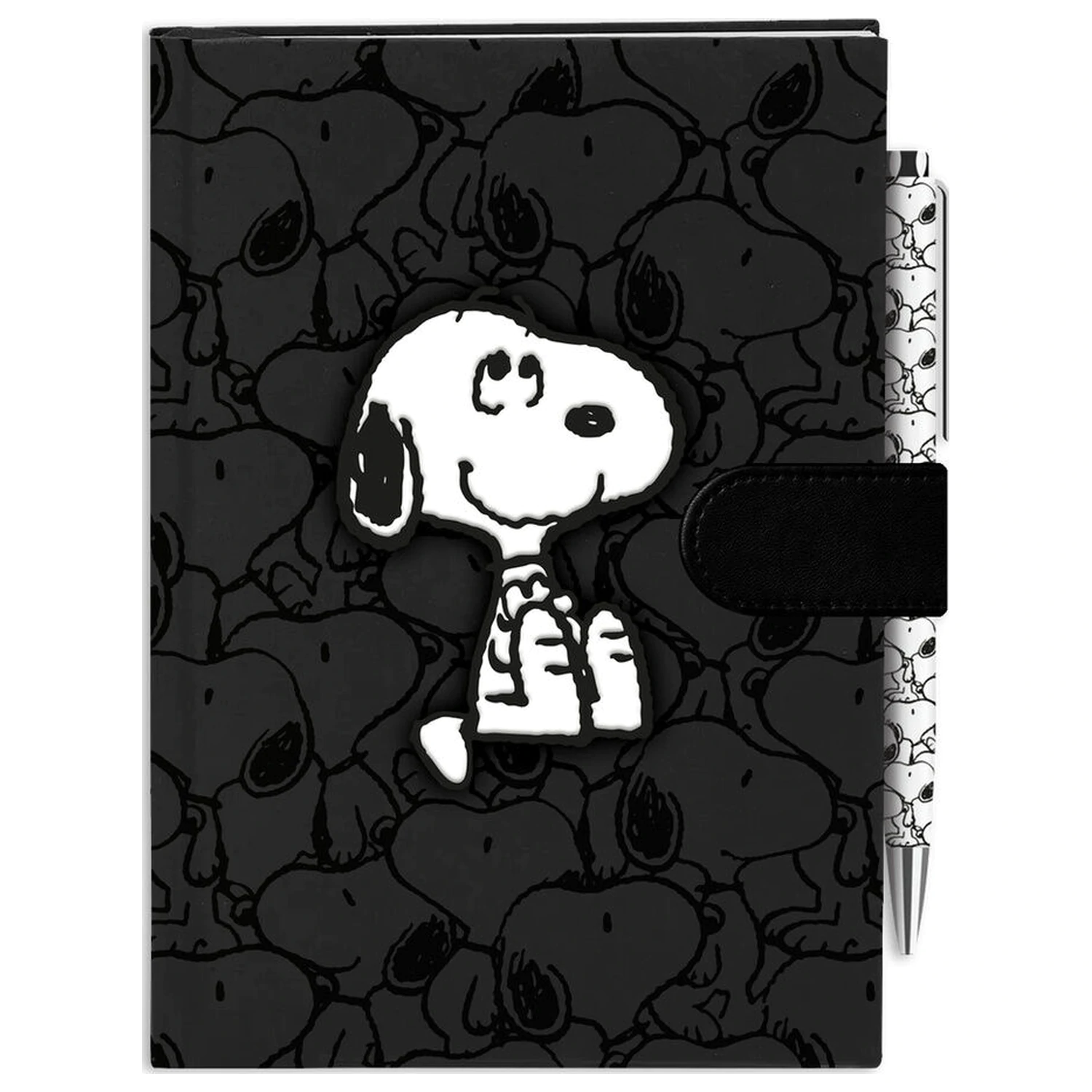 Peanuts Snoopy A5 PU beležka flokirana s kemičnim svinčnikom fotografija izdelka