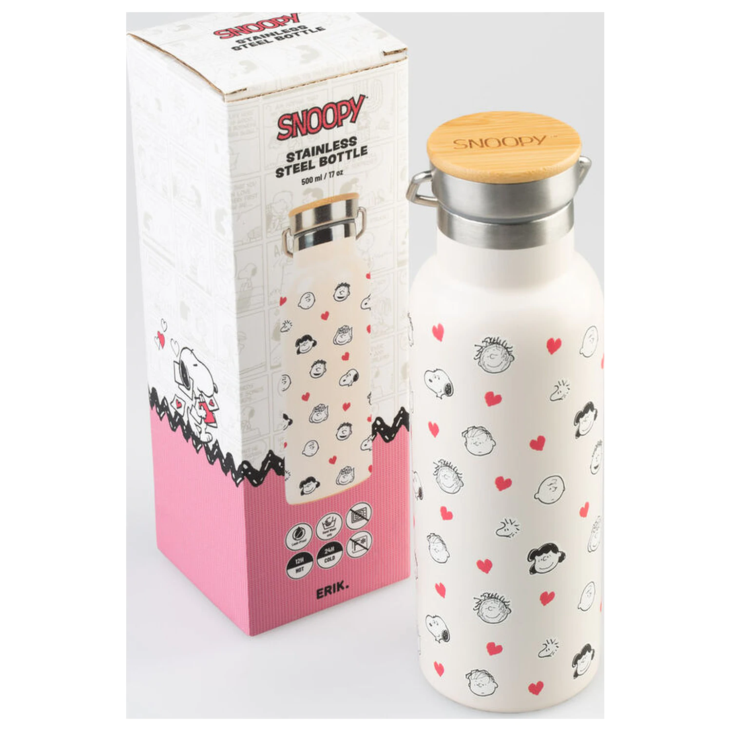 Peanuts Snoopy steklenica iz nerjavečega jekla 500 ml fotografija izdelka