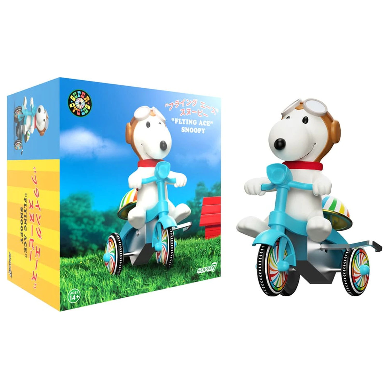 Peanuts Super Cycles akcijska figura Snoopy Flying Ace 13 cm fotografija izdelka