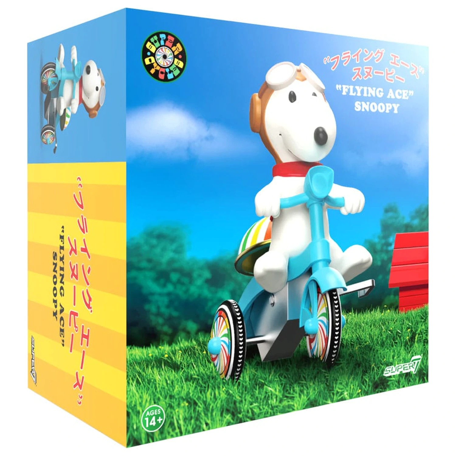 Peanuts Super Cycles akcijska figura Snoopy Flying Ace 13 cm fotografija izdelka