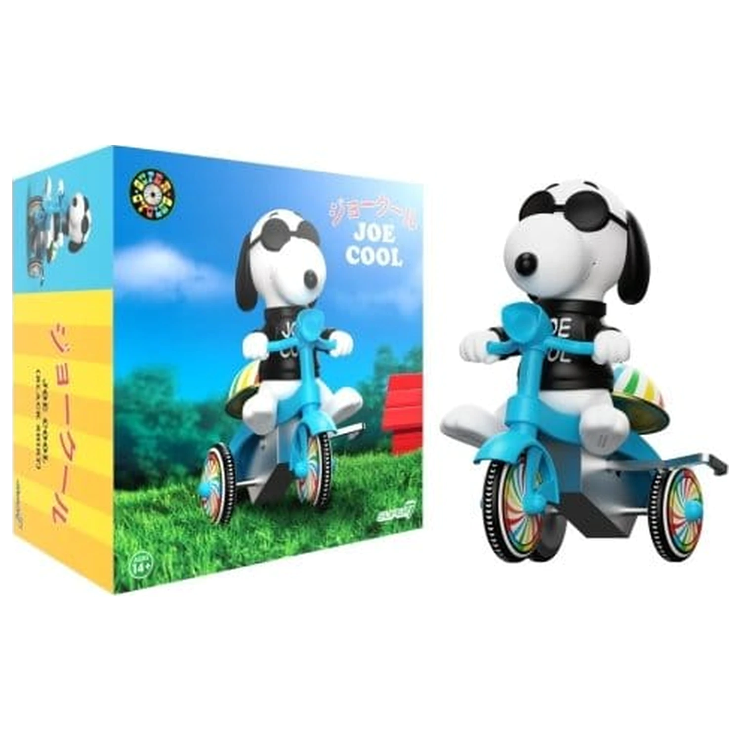 Peanuts Super Cycles vozilo Joe Cool (črna z modrim trike) fotografija izdelka