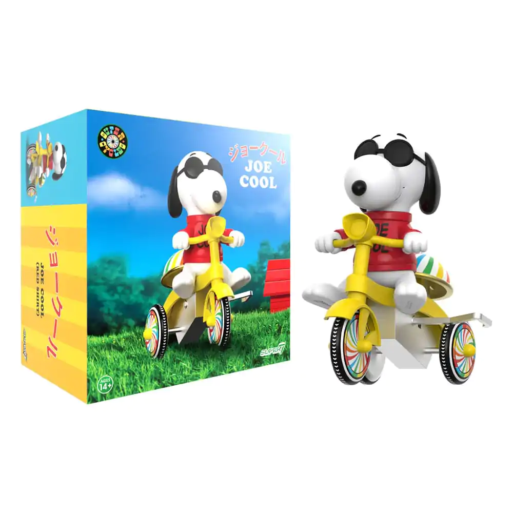 Peanuts Super Cycles Action Figure Joe Cool (Red with Yellow Trike) 13 cm - akcijska figura fotografija izdelka