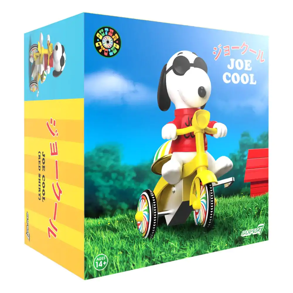 Peanuts Super Cycles Action Figure Joe Cool (Red with Yellow Trike) 13 cm - akcijska figura fotografija izdelka