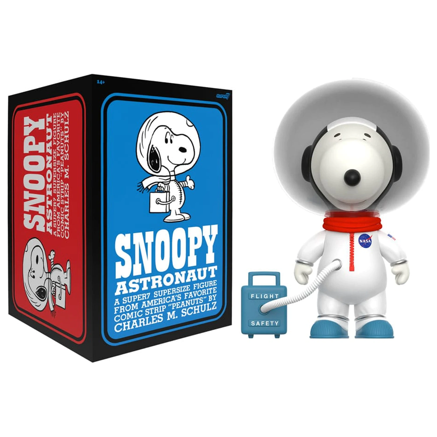Peanuts Supersize Vinilna akcijska figura Snoopy White Spacesuit 30 cm fotografija izdelka