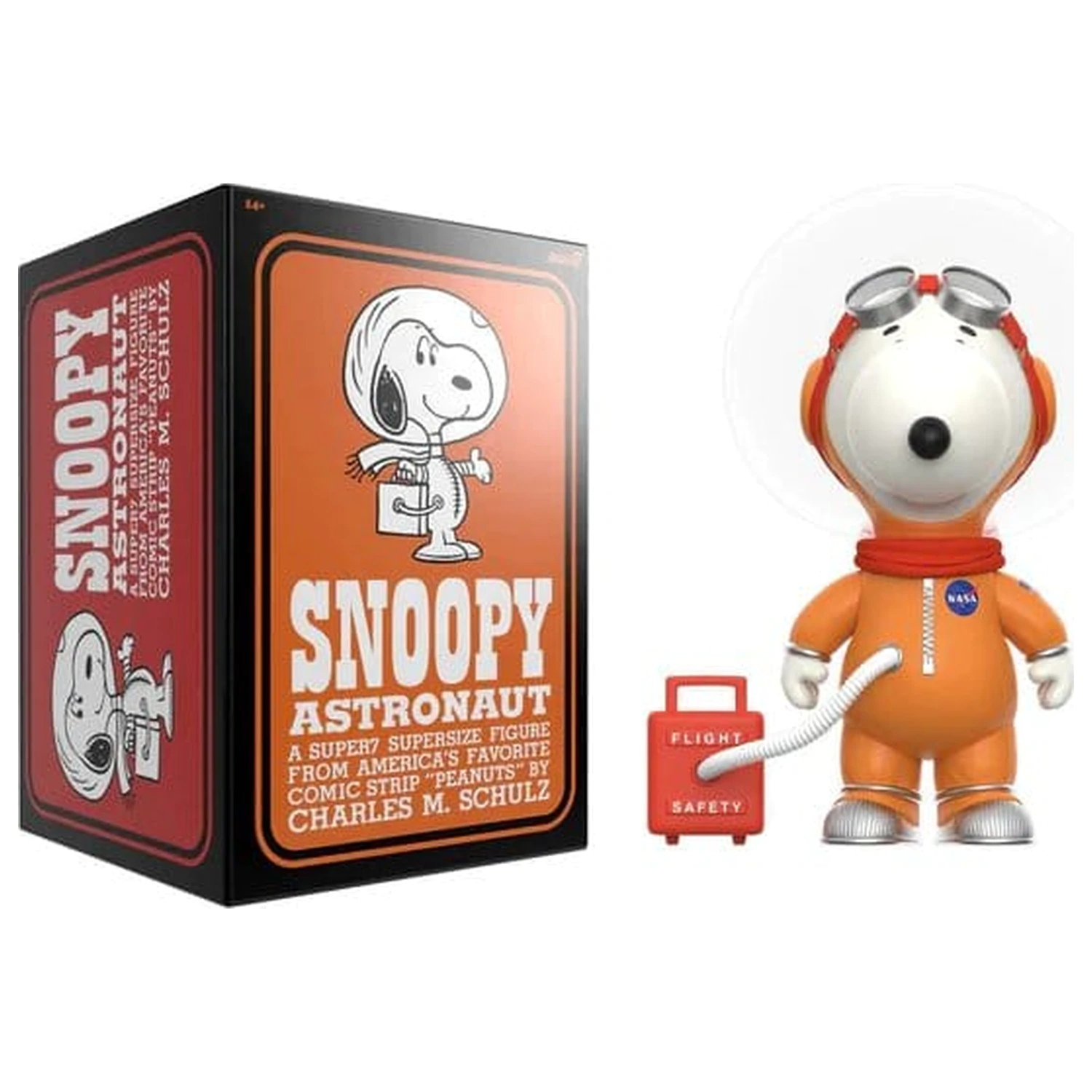 Peanuts Supersize Vinyl akcijska figura Snoopy Spacesuit Orange 30 cm fotografija izdelka