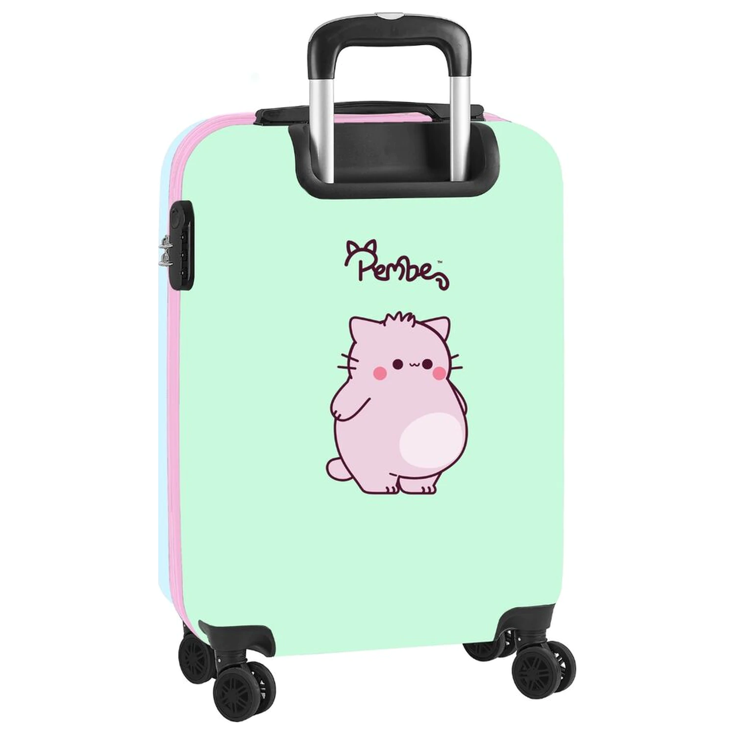 Pembe The Pink Cat ABS potovalni kovček na kolesih 55 cm fotografija izdelka