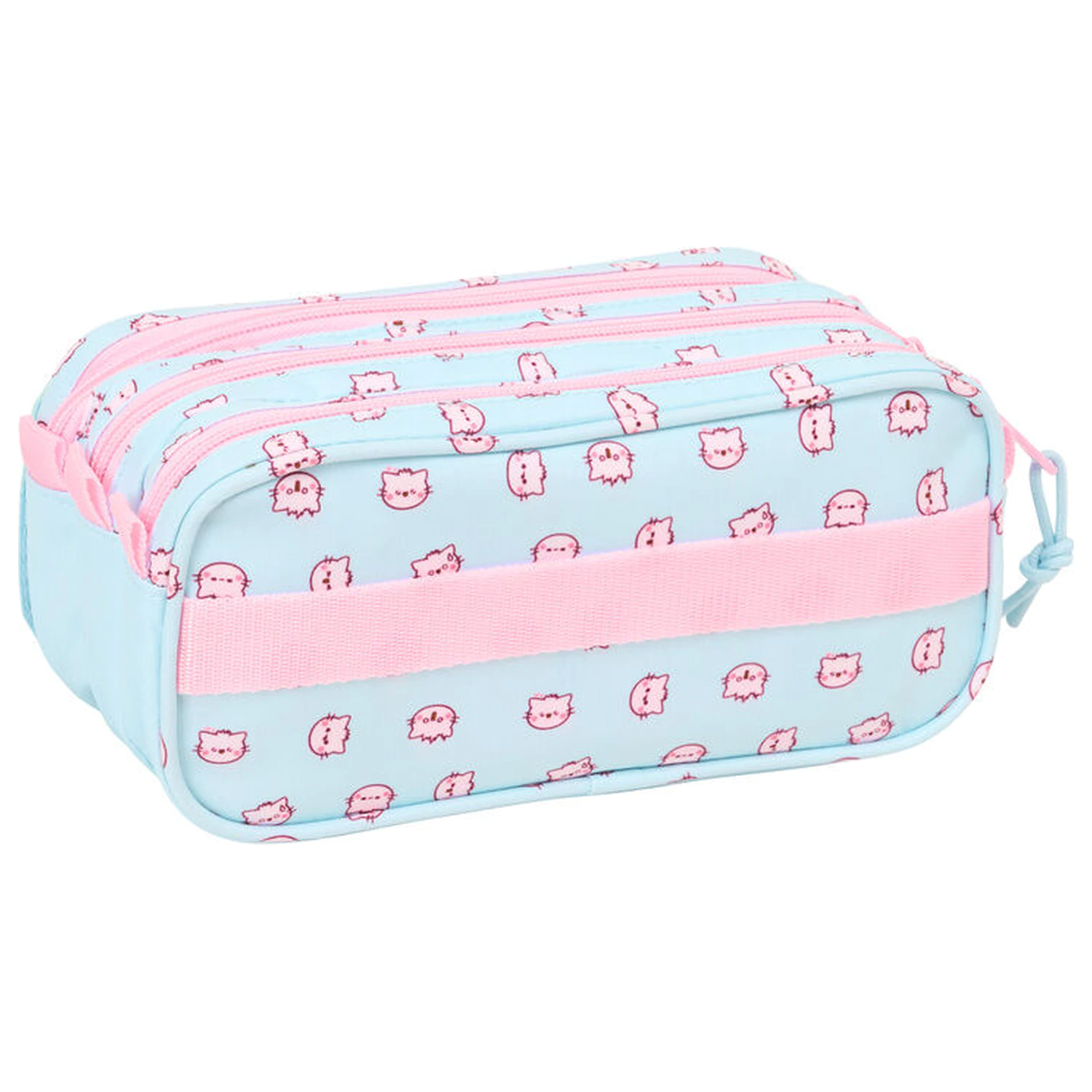 Pembe The Pink Cat trojni etui za svinčnike fotografija izdelka