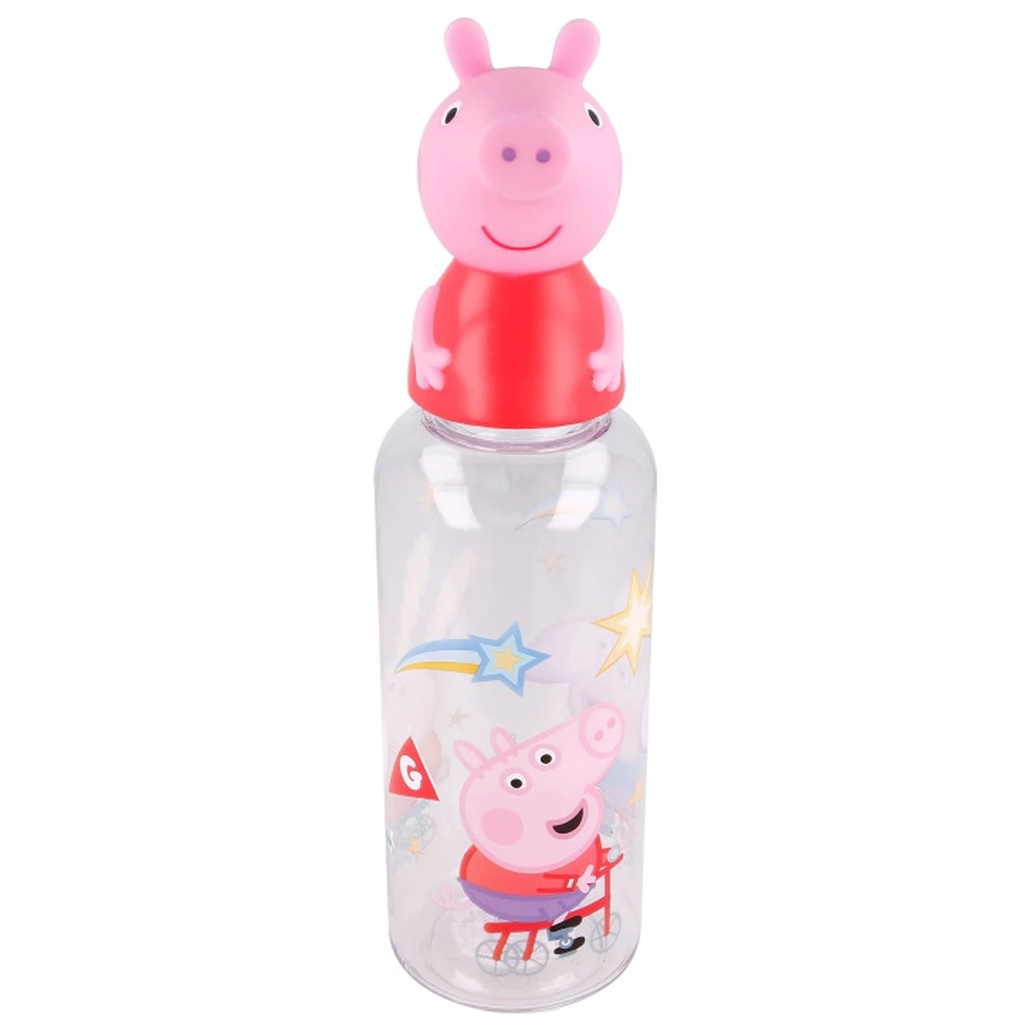 Peppa Pig 3D Cycle Figurine plastična steklenica za vodo 560 ml fotografija izdelka