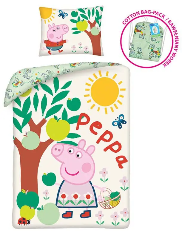 Peppa Pig Prevleka za odejo 140x200cm, 70x90cm fotografija izdelka