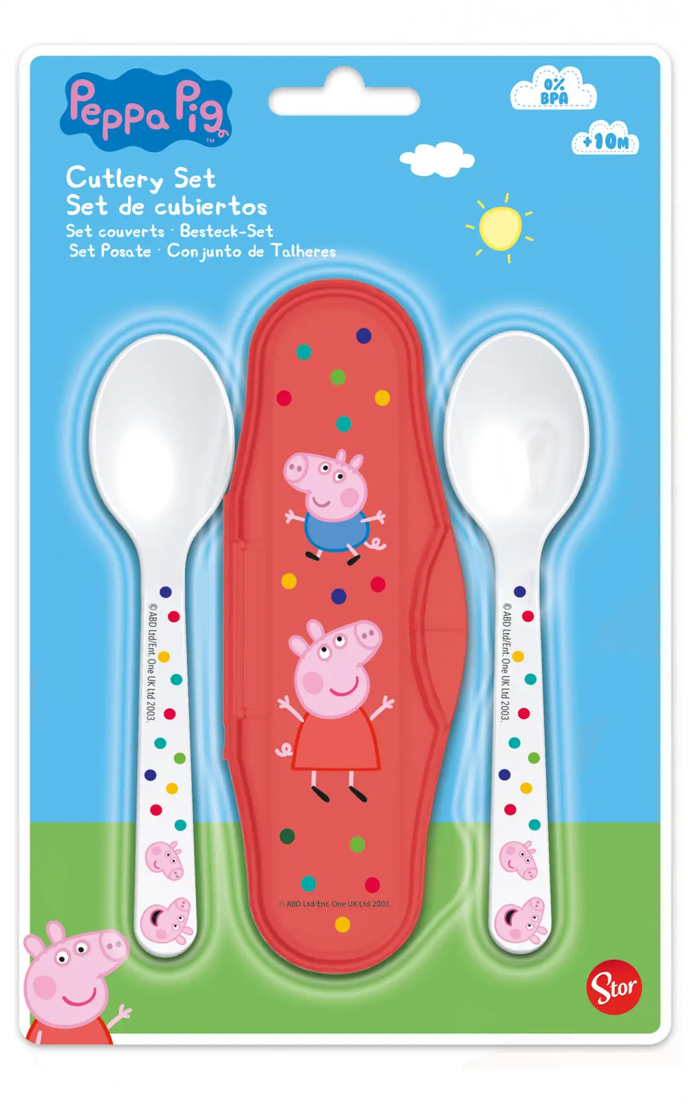 Peppa Pig potovalni set pribora za dojenčke fotografija izdelka