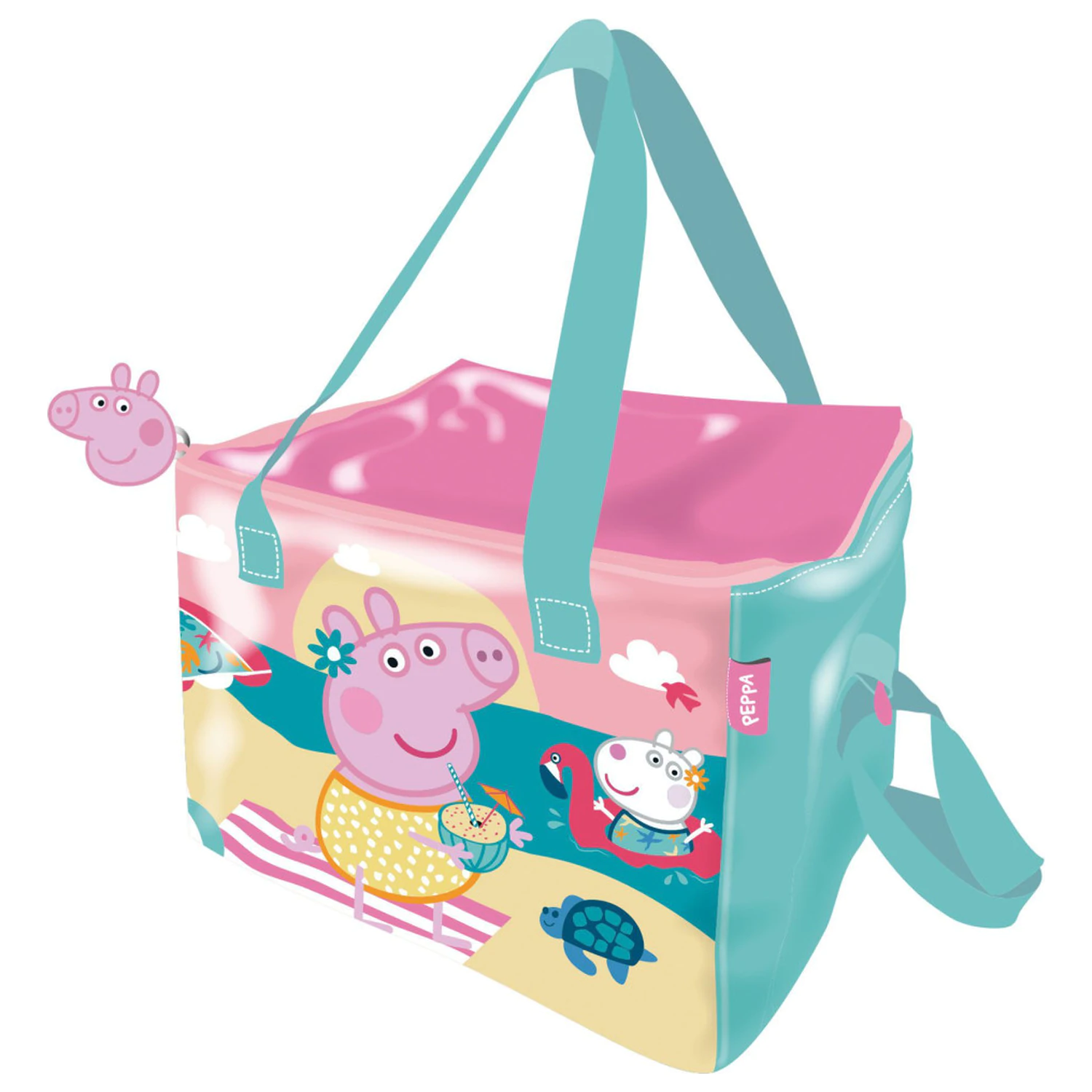 Peppa Pig plažna termo torba za malico, hladilna torba 22.5 cm fotografija izdelka