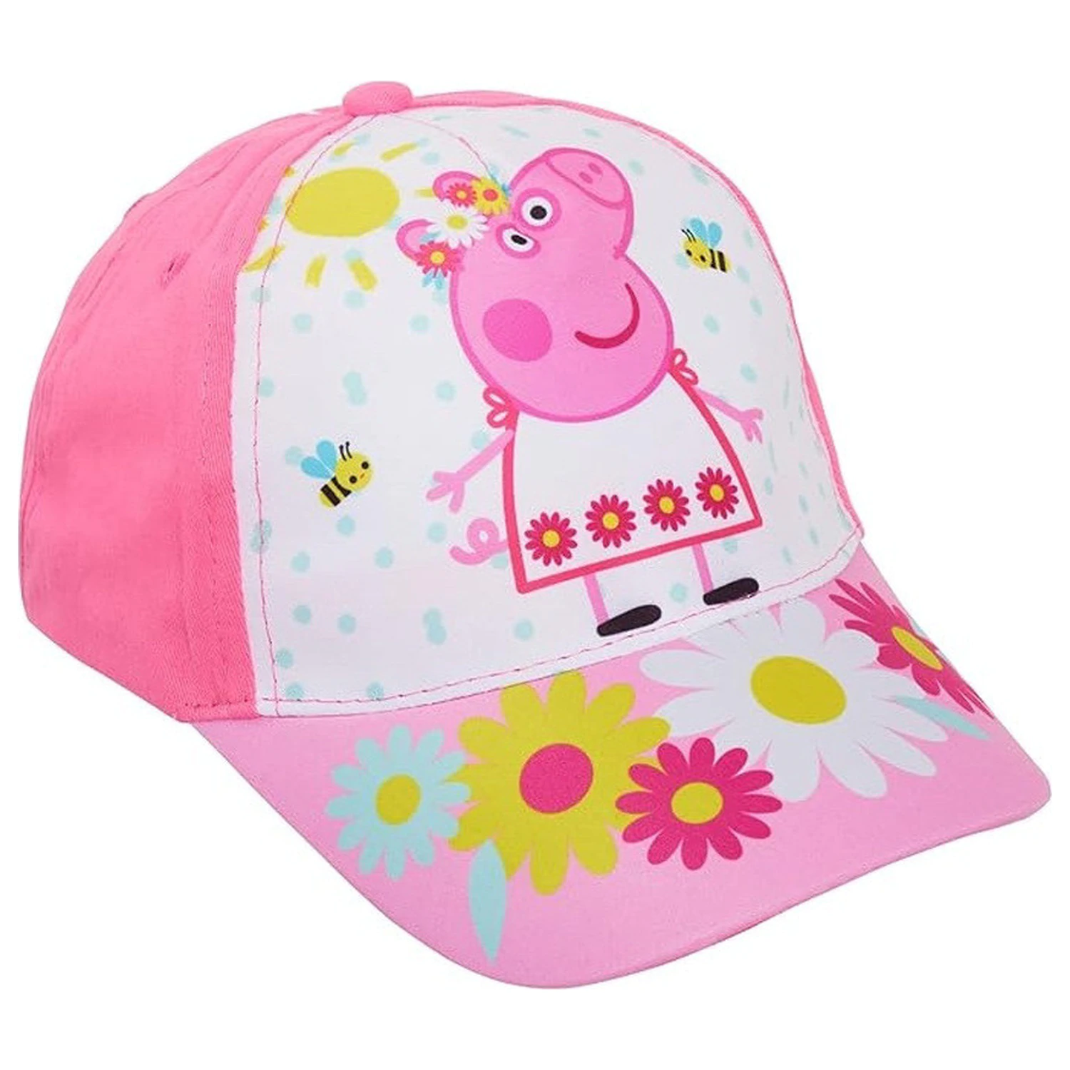 Peppa Pig Flower Pink otroška baseball kapa 52 cm fotografija izdelka